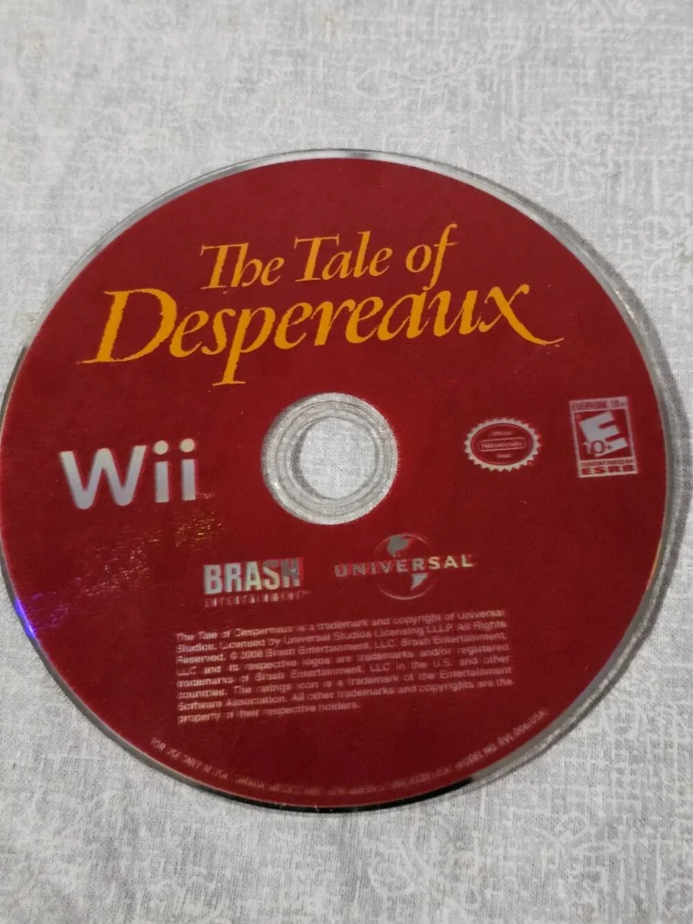 The Tale of Despereaux Nintendo Wii 2008 Complete Tested Works Family Adventure